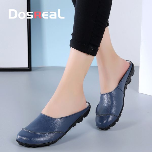 dosreal women sandals leather half sandals shoes for ladies fashion shoes summer beach slippers ladies big size 44 soft, Black
dosreal women sandals leather half sandals shoes for ladies fashion shoes summer beach slippers ladies big size 44 soft, Black