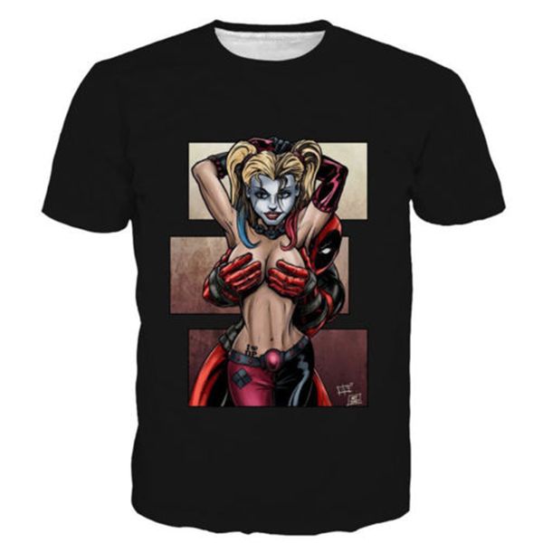 2018 new 3d print fashion womens mens casual t shirt short sleeve graphic tee, White;black
2018 new 3d print fashion womens mens casual t shirt short sleeve graphic tee, White;black