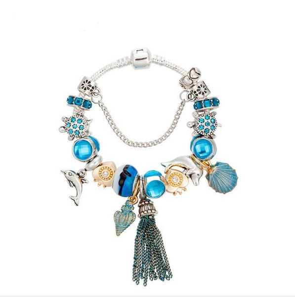 2019 новый роскошный модный дизайнер бусины браслет diy blue ocean series раковина бусины для женщин шарм любовь браслет ювелирные изделия, Black
2019 новый роскошный модный дизайнер бусины браслет diy blue ocean series раковина бусины для женщин шарм любовь браслет ювелирные изделия, Black