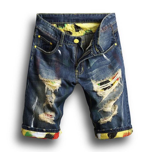 summer mens designer holes denim shorts fashion men denim jeans slim straight jeans trend mens designer shorts, Blue
summer mens designer holes denim shorts fashion men denim jeans slim straight jeans trend mens designer shorts, Blue