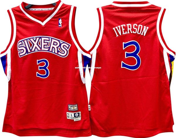 allen iverson #3 sewn vintage red jersey mens vest size xs-6xl stitched basketball jerseys ncaa, Black;blue
allen iverson #3 sewn vintage red jersey mens vest size xs-6xl stitched basketball jerseys ncaa, Black;blue