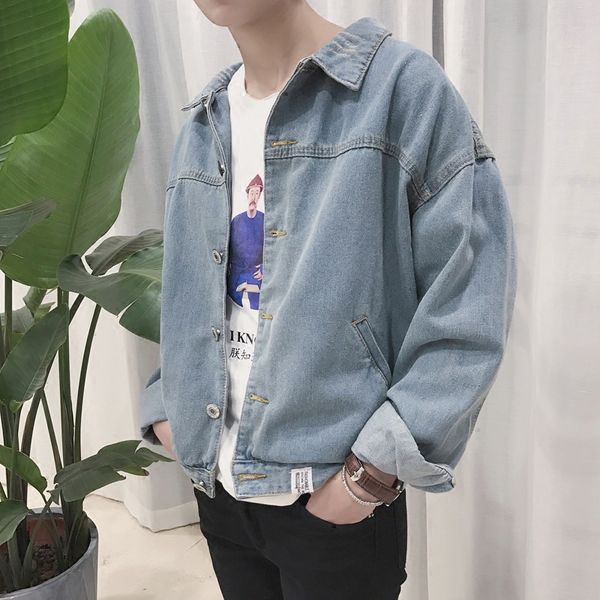 джинсы пальто для мужчин корейского стиля trend slim fit handsome пилоты куртка мужской hong kong стиля тонкого ulzzang ковбой одежда, Black
джинсы пальто для мужчин корейского стиля trend slim fit handsome пилоты куртка мужской hong kong стиля тонкого ulzzang ковбой одежда, Black