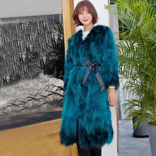 genuine ksr394 natural raccoon fur outwear vintage warm for winter women real fur long coat factory wholesale discount ksr394, Black
genuine ksr394 natural raccoon fur outwear vintage warm for winter women real fur long coat factory wholesale discount ksr394, Black