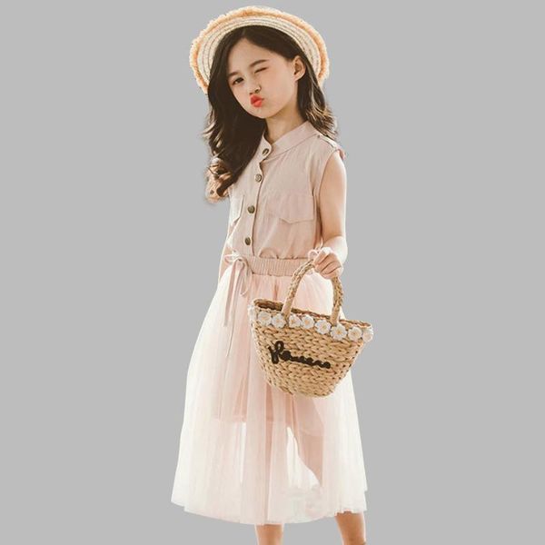 girls summer clothes solid vest + mesh skirt 2pcs girls clothes set teenage children's summer suits 6 8 10 12 13 14 year, White
girls summer clothes solid vest + mesh skirt 2pcs girls clothes set teenage children's summer suits 6 8 10 12 13 14 year, White
