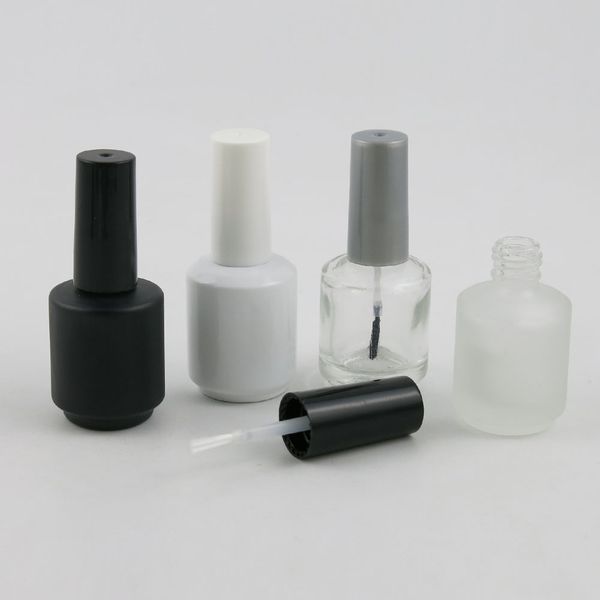 360 x 15ml empty nail poli h bottle tran parent white black fro t gla packing bottle with black bru h cap co metic container
360 x 15ml empty nail poli h bottle tran parent white black fro t gla packing bottle with black bru h cap co metic container