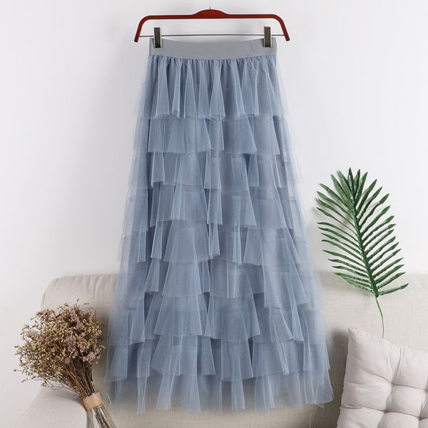 cake skirts 2019 new summer slim multi-layer mesh skirt korean casual loose cool long fairy skirt for women faldas mujer moda, Black
cake skirts 2019 new summer slim multi-layer mesh skirt korean casual loose cool long fairy skirt for women faldas mujer moda, Black
