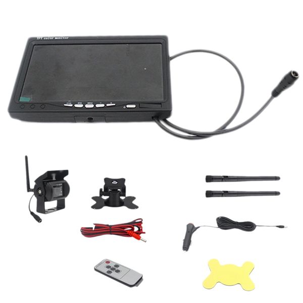 7 inch wireless car monitor tft car backup camera monitor truck rear view system
7 inch wireless car monitor tft car backup camera monitor truck rear view system