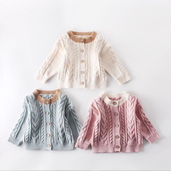 2019 new baby girls knitted sweater autumn winter cotton fashion girls cardiagn 0-3t hw468, Blue
2019 new baby girls knitted sweater autumn winter cotton fashion girls cardiagn 0-3t hw468, Blue