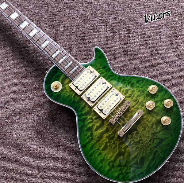 custom shop. green color electric guitar . standard custom 6 stings gitaar.3 pickups guitarra.musical instruments
custom shop. green color electric guitar . standard custom 6 stings gitaar.3 pickups guitarra.musical instruments