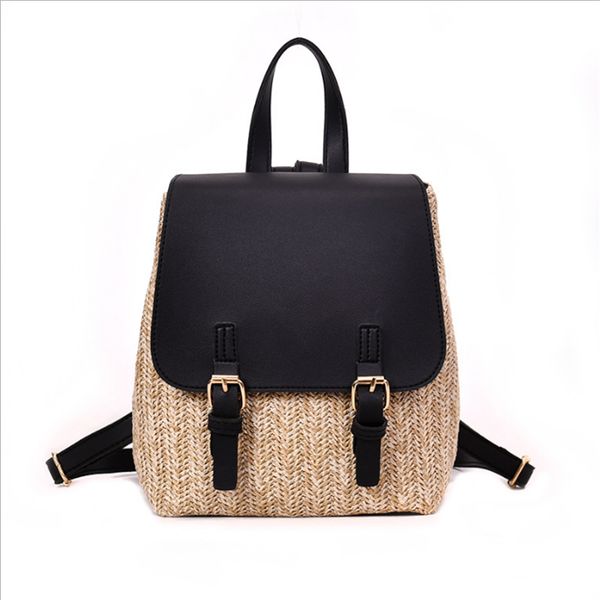 new women bag mini lovely handmade straw backpack for lady school shoulder rucksack fashion travel beach bag
new women bag mini lovely handmade straw backpack for lady school shoulder rucksack fashion travel beach bag
