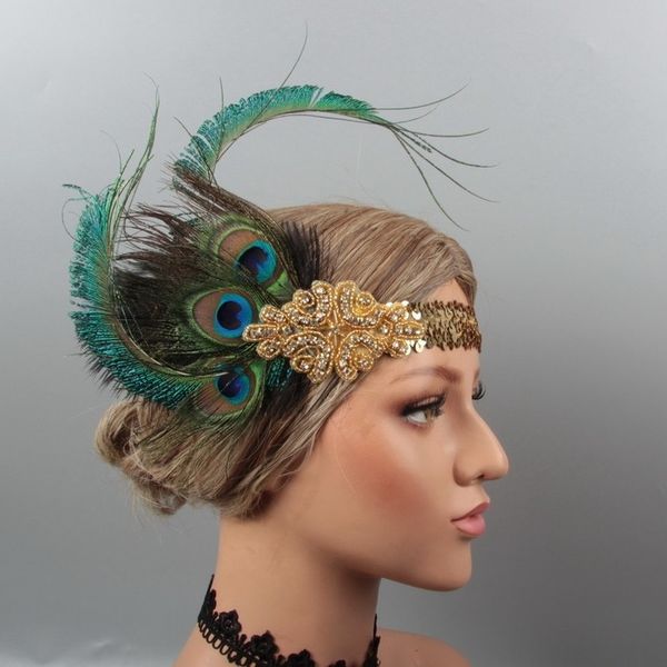 1920s headpiece charleston 1920s headband flapper great gatsby party decorations wedding hair accessories bride accessories, Golden;white
1920s headpiece charleston 1920s headband flapper great gatsby party decorations wedding hair accessories bride accessories, Golden;white