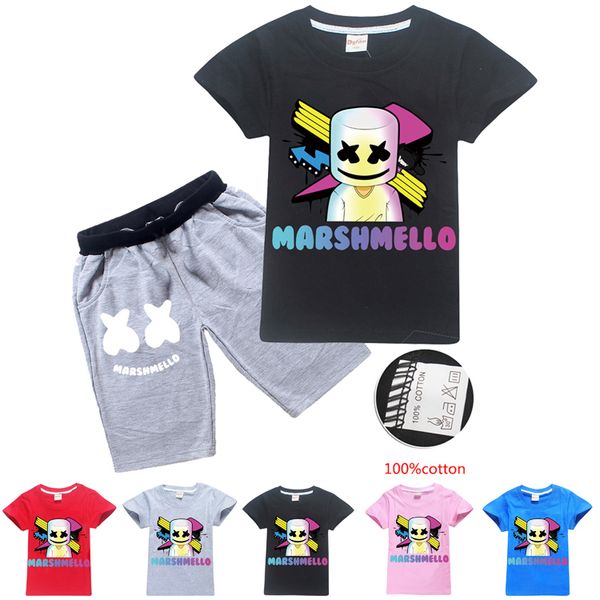 dj marshmello printed kids clothing sets 100% cotton 6-14y boys girls t shirt + pants 2 piece sets kids designer clothes ss77, White
dj marshmello printed kids clothing sets 100% cotton 6-14y boys girls t shirt + pants 2 piece sets kids designer clothes ss77, White