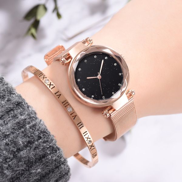 dropshipping 2019 luxury rose gold women watches minimalism starry sky magnet buckle fashion casual female waterproof wristwatch, Slivery;brown
dropshipping 2019 luxury rose gold women watches minimalism starry sky magnet buckle fashion casual female waterproof wristwatch, Slivery;brown