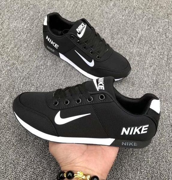 

Size 36 44 brand running hoe for men women low cut lace up ca ual port hoe outdoor zapatilla neaker walking hoe 2019, Black