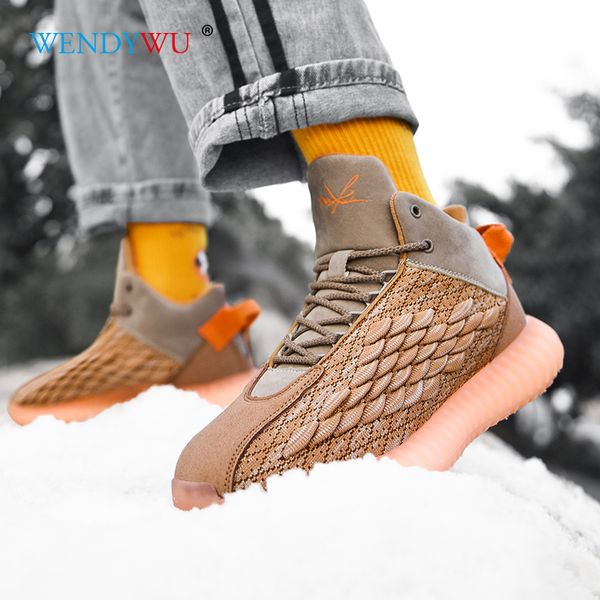 factory direct with light new winter flying woven men's shoes cold warm outdoor sports rubber soft bottom men's casual shoes, Black
factory direct with light new winter flying woven men's shoes cold warm outdoor sports rubber soft bottom men's casual shoes, Black