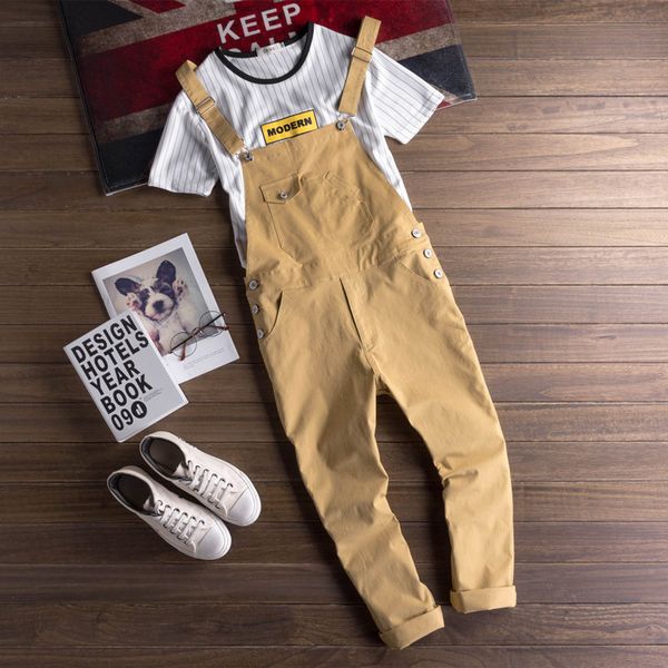 fashion mens casual suspender overalls pants jumpsuits cotton trousers rompers summer plus size s-5xl 5colors, Black
fashion mens casual suspender overalls pants jumpsuits cotton trousers rompers summer plus size s-5xl 5colors, Black