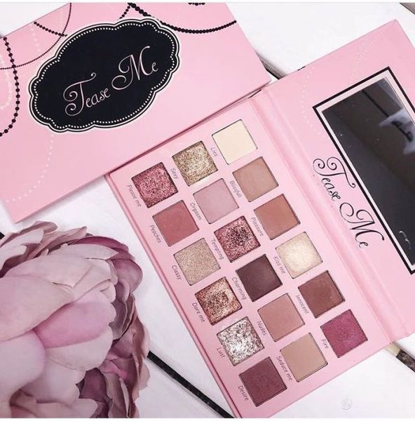 new tease me palette 18 colors pigmented shadows waterproof shimmer makeup eyeshadow dhl shipping
new tease me palette 18 colors pigmented shadows waterproof shimmer makeup eyeshadow dhl shipping