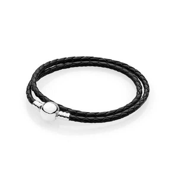 black leather bracelets signature round ball clasp woven braided rope bracelets for women & men diy silver 925 jewelry making, Golden;silver
black leather bracelets signature round ball clasp woven braided rope bracelets for women & men diy silver 925 jewelry making, Golden;silver