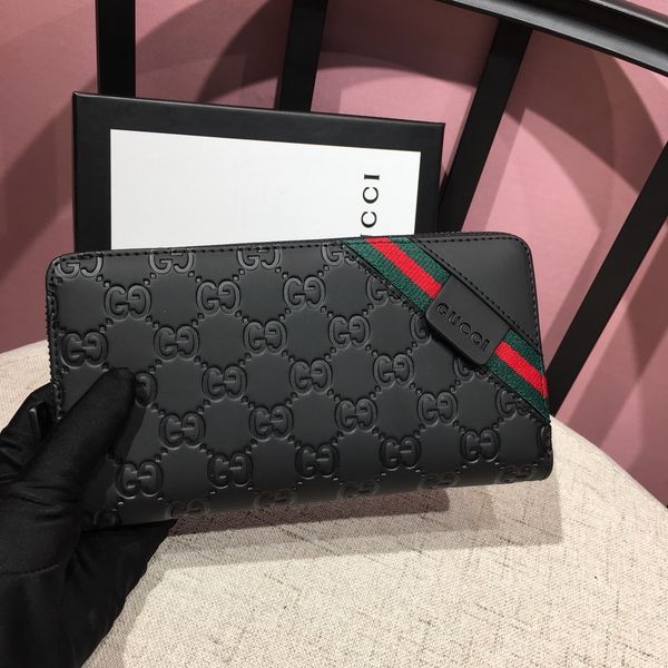 2020 men women long holders wallet new fashion zipper leather wallet clip with zipper at the handbagyunhui05, Black
2020 men women long holders wallet new fashion zipper leather wallet clip with zipper at the handbagyunhui05, Black