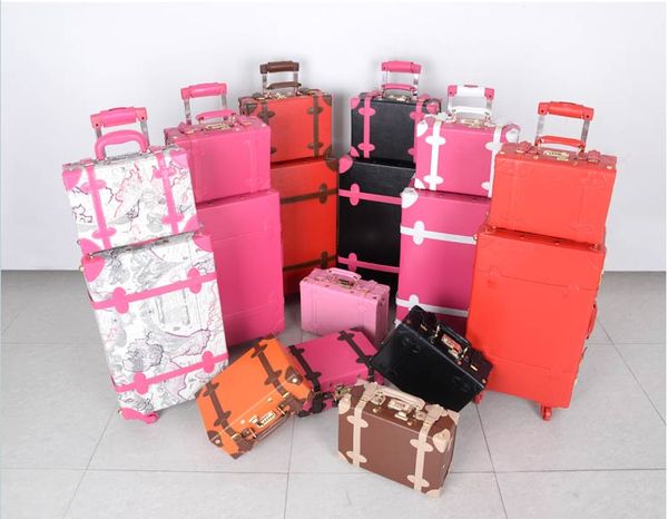 retro pu trolley travel bag travel box red married luggage suitcases female,14 20 22 24 korea vintage pu luggage sets
retro pu trolley travel bag travel box red married luggage suitcases female,14 20 22 24 korea vintage pu luggage sets