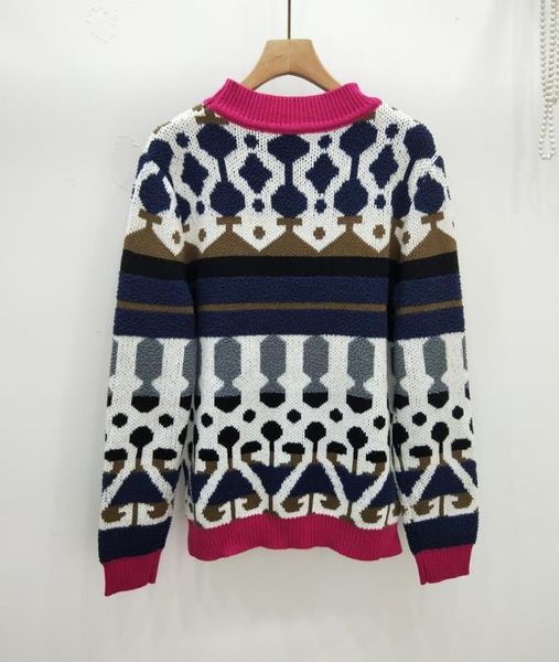 autumn winter series new color matching casual pullover women's sweater temperament wild dress, White;black
autumn winter series new color matching casual pullover women's sweater temperament wild dress, White;black