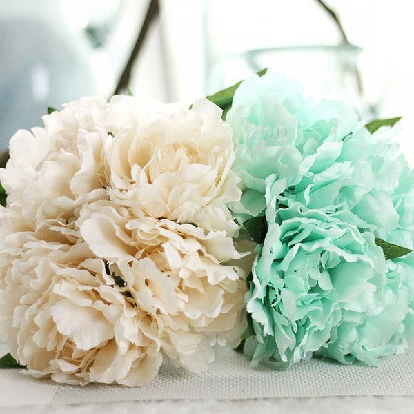 new 27cm 1 bunch artifical flower silk flower peony bouquet for a wedding wreaths party home garden decoration accessories
new 27cm 1 bunch artifical flower silk flower peony bouquet for a wedding wreaths party home garden decoration accessories