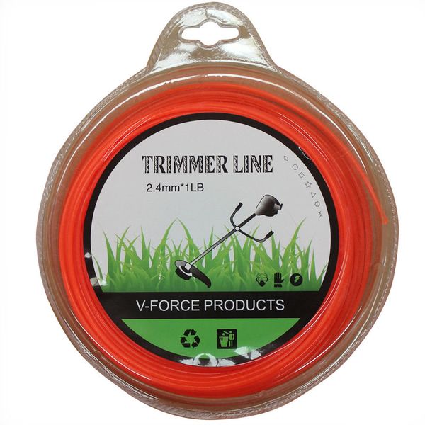 2.4mm dia,1lb pack grass trimmer line,nylon line for brush cutter
2.4mm dia,1lb pack grass trimmer line,nylon line for brush cutter