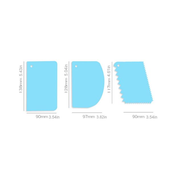 3pcs colour butter scraper pastry butter cake cookie scraper cutter bake cream decor diy plastic kitchen tool
3pcs colour butter scraper pastry butter cake cookie scraper cutter bake cream decor diy plastic kitchen tool