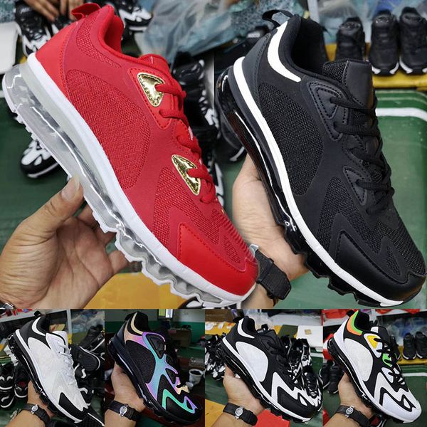 2019 mens running shoes cushion trainer triple white black red casual shoes for men sport designer sneakers size 40-46, White;red
2019 mens running shoes cushion trainer triple white black red casual shoes for men sport designer sneakers size 40-46, White;red