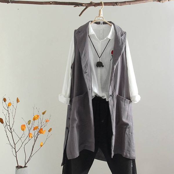 plus size vests for women casual long cardigan coat female button gilet femme vintage sleeveless jacket outwear overcoat 5xl, Black;white
plus size vests for women casual long cardigan coat female button gilet femme vintage sleeveless jacket outwear overcoat 5xl, Black;white