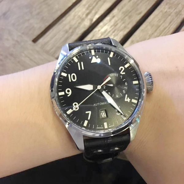 2020 luxury wristwatch big pilot midnight blue dial automatic men's watch 46mm men mens watch watches, Slivery;brown
2020 luxury wristwatch big pilot midnight blue dial automatic men's watch 46mm men mens watch watches, Slivery;brown