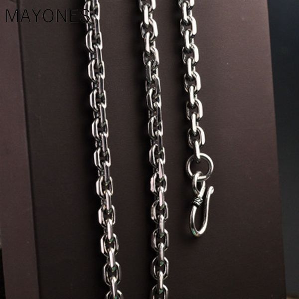 2.5mm 3.3mm 5mm width 100% real 925 sterling silver necklace pendant thick long chain men women gift thai silver retro chain
2.5mm 3.3mm 5mm width 100% real 925 sterling silver necklace pendant thick long chain men women gift thai silver retro chain