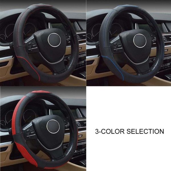 genuine leather universal car steering wheel cover 38cm car-styling car steering wheel covers anti-skid automotive accessories
genuine leather universal car steering wheel cover 38cm car-styling car steering wheel covers anti-skid automotive accessories