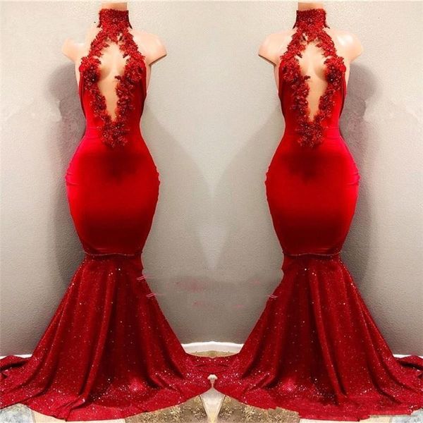 Sexy Keyhole Red Mermaid Prom Dresses 2019 Lace Appliques Aso Ebi Nigeria Formal Party Dress Plus Size Evening Gowns
Sexy Keyhole Red Mermaid Prom Dresses 2019 Lace Appliques Aso Ebi Nigeria Formal Party Dress Plus Size Evening Gowns