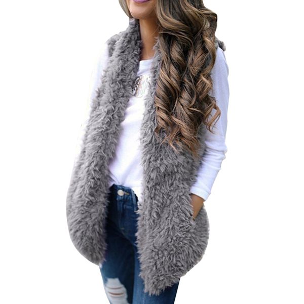 nibesser winter waistcoat women plush chalecos mujer faux fur solid casual sleeveless warm vest jacket warm cashmere cardigan, Black;white
nibesser winter waistcoat women plush chalecos mujer faux fur solid casual sleeveless warm vest jacket warm cashmere cardigan, Black;white