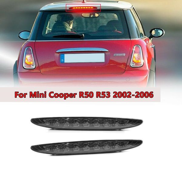 smoked lens red led 3rd brake lamp for 02-06 mini cooper r50 r53 1st gen, high mount brake light 63256935789
smoked lens red led 3rd brake lamp for 02-06 mini cooper r50 r53 1st gen, high mount brake light 63256935789