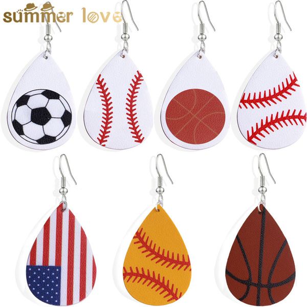 pu leather earrings football baseball basketball football style earring american british flag ear rings, Silver
pu leather earrings football baseball basketball football style earring american british flag ear rings, Silver