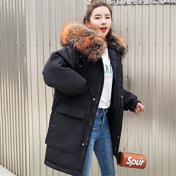 new winter jacket 2019 gives warm, thick cloak women a long coat with women's skin, big pockets, paka women winter, Tan;black
new winter jacket 2019 gives warm, thick cloak women a long coat with women's skin, big pockets, paka women winter, Tan;black