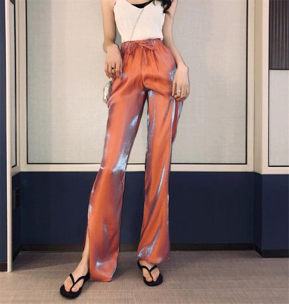 women's jeans 2021 arrivals summer vintage chic fashion korean style cool drapped hingh waist loose staright casual ice silk long pants, Blue
women's jeans 2021 arrivals summer vintage chic fashion korean style cool drapped hingh waist loose staright casual ice silk long pants, Blue