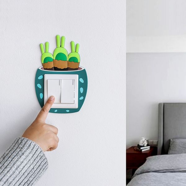 luminous cactus switch sticker creative switch cover socket wall sticker switch decorative luminous sticker
luminous cactus switch sticker creative switch cover socket wall sticker switch decorative luminous sticker
