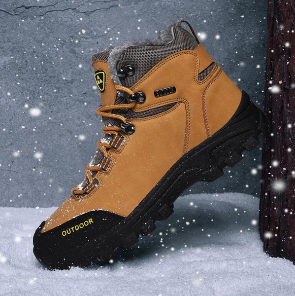 men boots with fur warm male rubber ankle boots outdoor comfortable shoes lace up fashion winter snow men sneakers l4, Black
men boots with fur warm male rubber ankle boots outdoor comfortable shoes lace up fashion winter snow men sneakers l4, Black