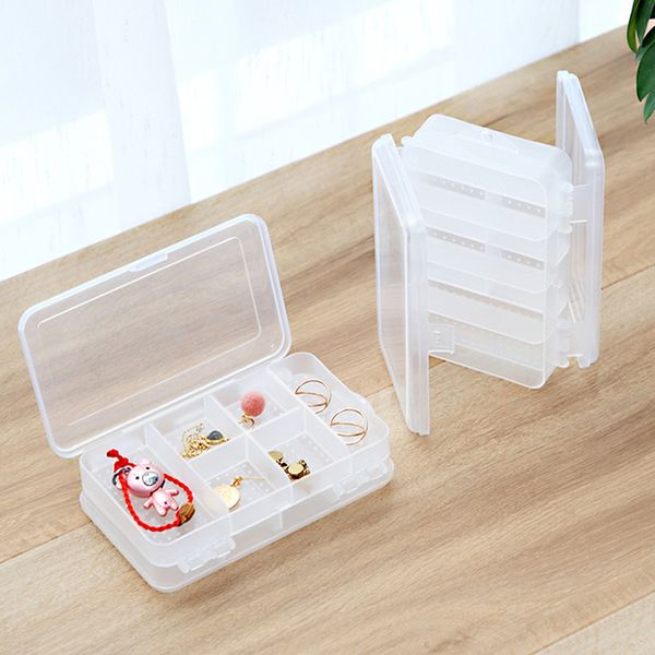 clear plastic sundries storage boxes double layer 10 grid jewelry packing box portable table organizer case
clear plastic sundries storage boxes double layer 10 grid jewelry packing box portable table organizer case
