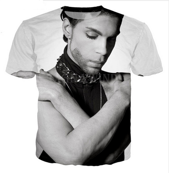 summer style fashion mens/womens american singer prince roger nelson funny 3d print casual t-shirt abcq00192, White;black
summer style fashion mens/womens american singer prince roger nelson funny 3d print casual t-shirt abcq00192, White;black