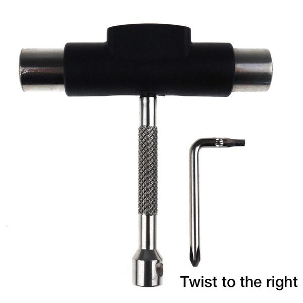 1set semi-automatic skateboard maintenance tool skateboard t-tool wrench with allen key steel with file labor-saving wrench
1set semi-automatic skateboard maintenance tool skateboard t-tool wrench with allen key steel with file labor-saving wrench