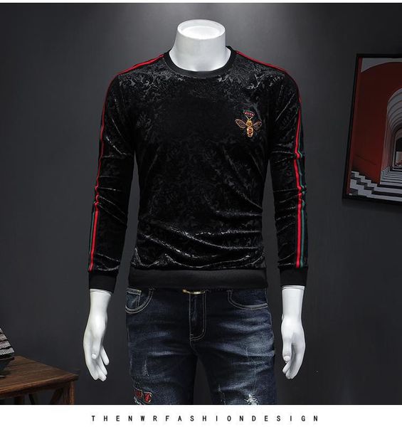 ah11652 fashion men's hoodies & sweatshirts 2019 runway european design party style men's clothing, Black
ah11652 fashion men's hoodies & sweatshirts 2019 runway european design party style men's clothing, Black