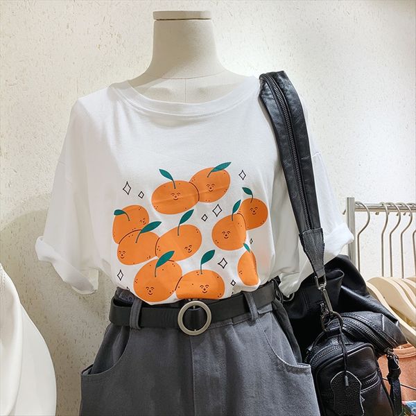 2020 summer short-sleeved t-shirt female east gate loose casual slim cotton round collar all-match top, White
2020 summer short-sleeved t-shirt female east gate loose casual slim cotton round collar all-match top, White