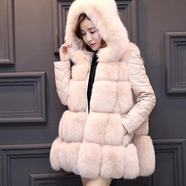 haisum 2018 fur spring new stitching fox fur coat in the long section of foreign trade women's coat vest nv054, Black
haisum 2018 fur spring new stitching fox fur coat in the long section of foreign trade women's coat vest nv054, Black