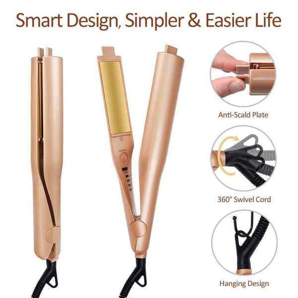 2 in 1 electric hair straightner curler portable perm wave machine curling flat iron hair tongs styling tools professional
2 in 1 electric hair straightner curler portable perm wave machine curling flat iron hair tongs styling tools professional