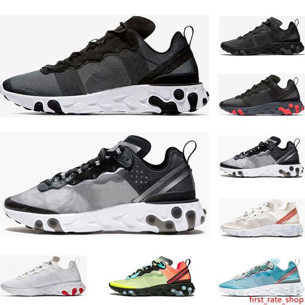 2019 react element 55 87 running shoes for mens womens white black royal tint blue desert sand mens trainers sports sneaker size 36-45
2019 react element 55 87 running shoes for mens womens white black royal tint blue desert sand mens trainers sports sneaker size 36-45