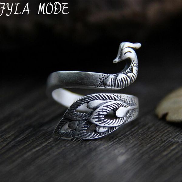 silver 925 jewelry thai silver vintage style peacock ring for women adjustable antique sterling silver jewelry party ly191226, Slivery;golden
silver 925 jewelry thai silver vintage style peacock ring for women adjustable antique sterling silver jewelry party ly191226, Slivery;golden